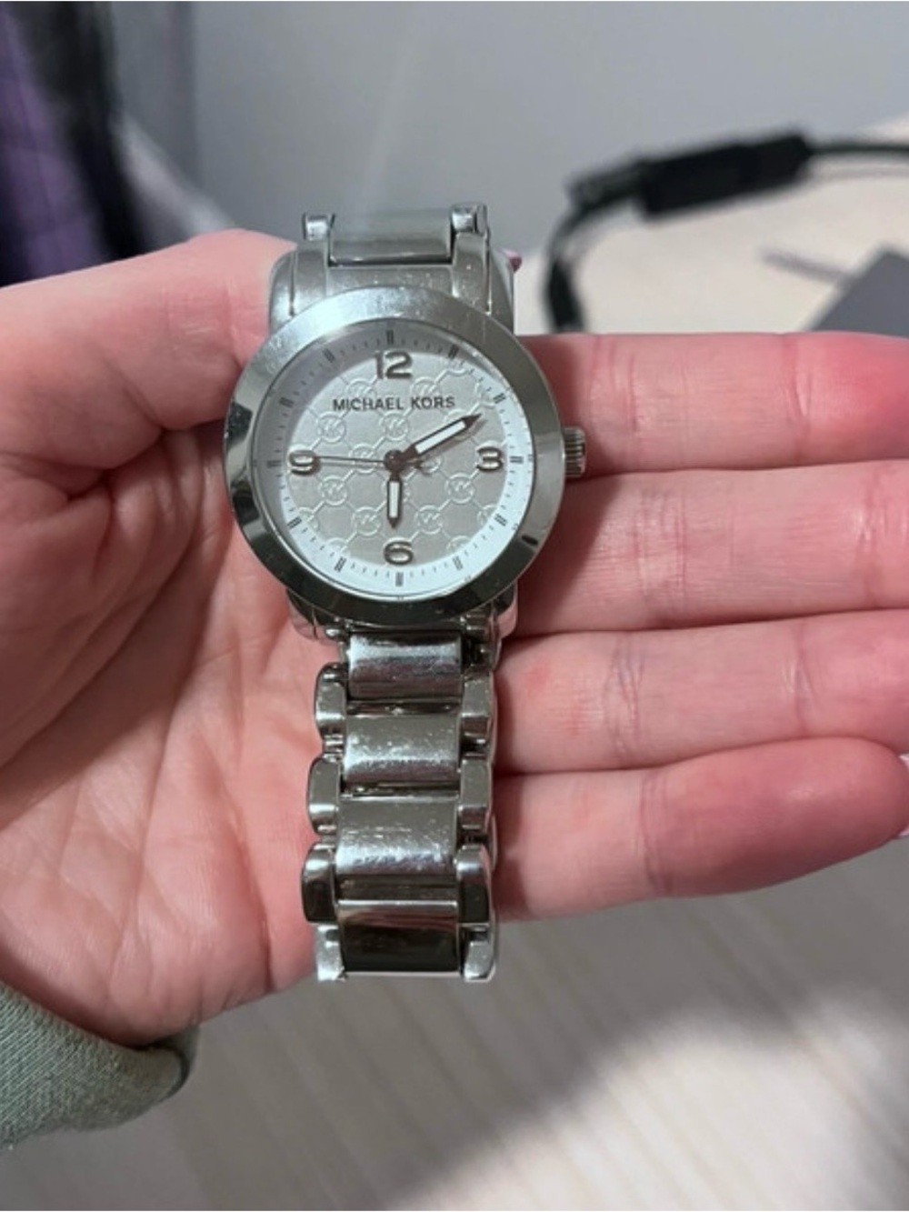 Michael Kors women’s Silver Stainless Steel Bracelet Watch